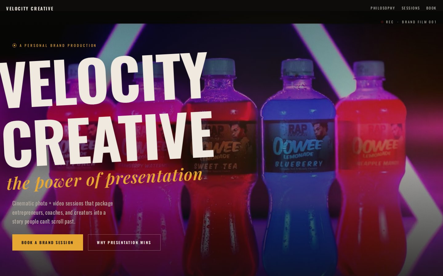 Velocity Creative Studio screenshot